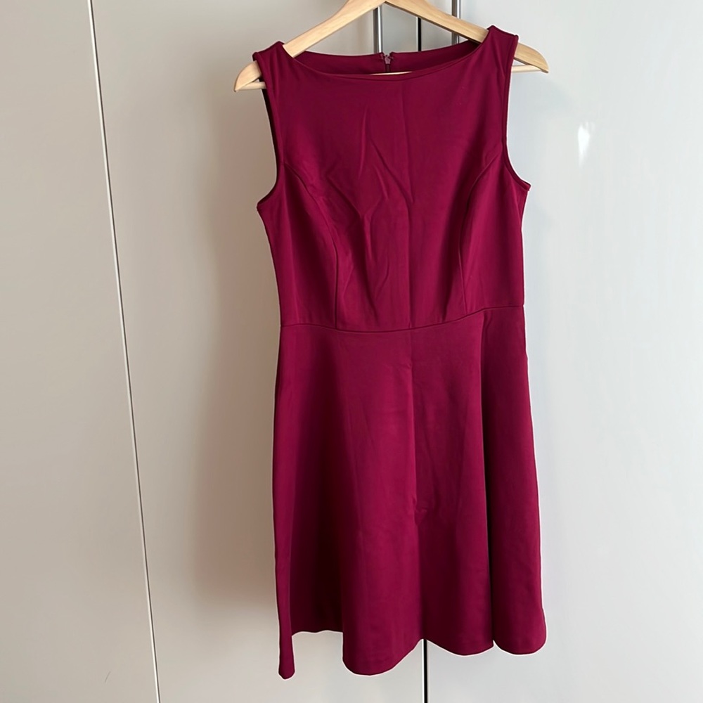 Magenta skater dress Merona size small